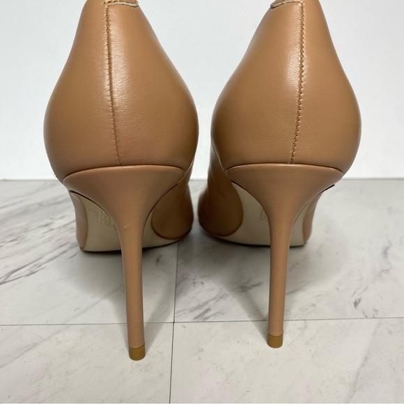 Jeffrey Campbell Tan Leather Pointy Toe Pump 10 - Picture 4 of 14